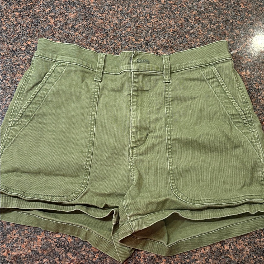 Madewell Olive Green Shorts